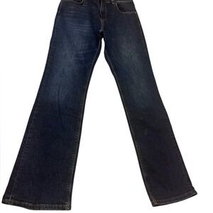 Massimo Dutti Blue Mid Rise Bootcut Jeans Size 8 US new with no tags inseam 32